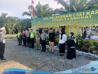 Arus Balik Ramai Lancar! Pos Pelayanan Sei Karang Siap Layani Pemudik 24 Jam